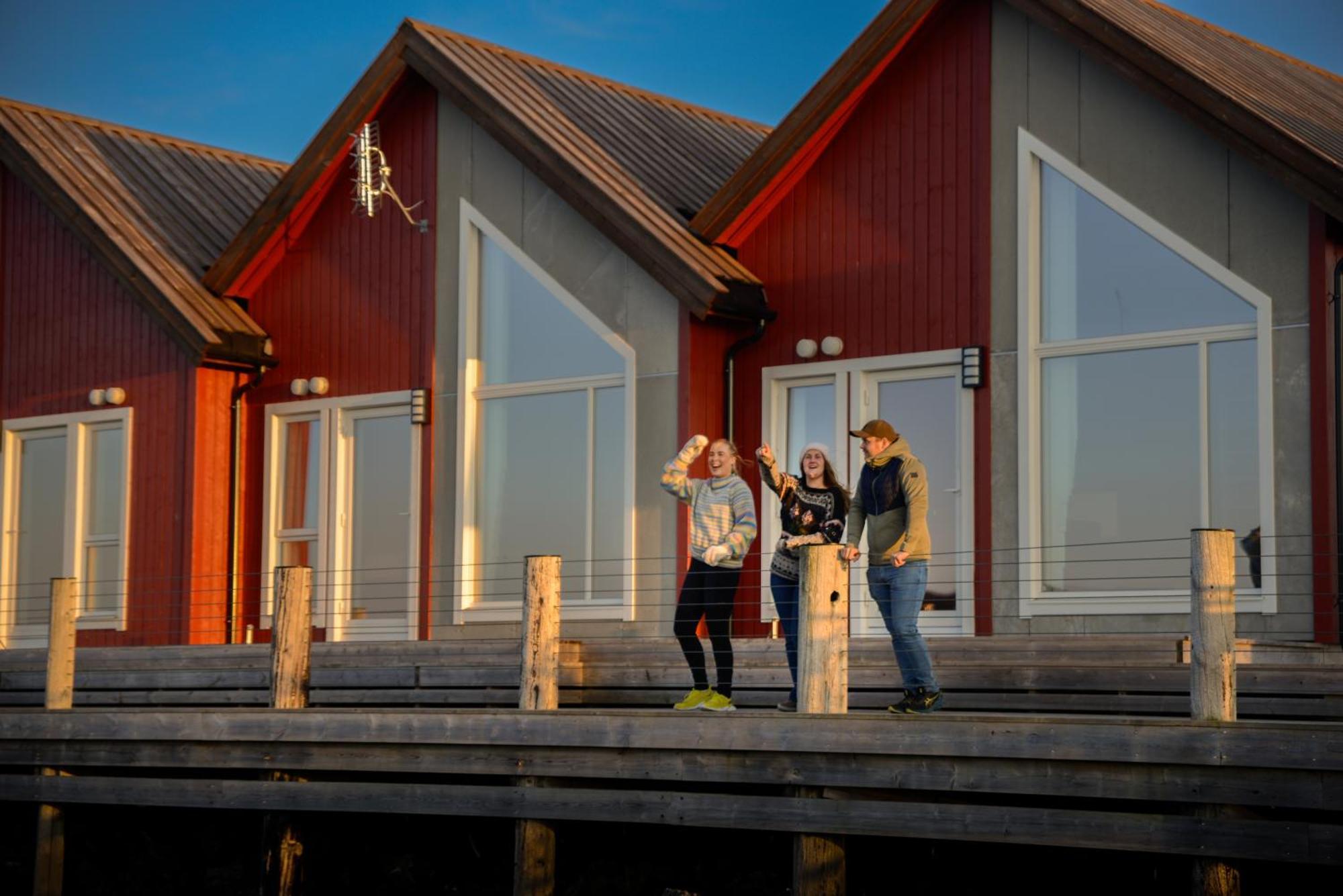 Norsk Havbrukssenter - Rorbuer Hotel Бронойсунд Екстериор снимка